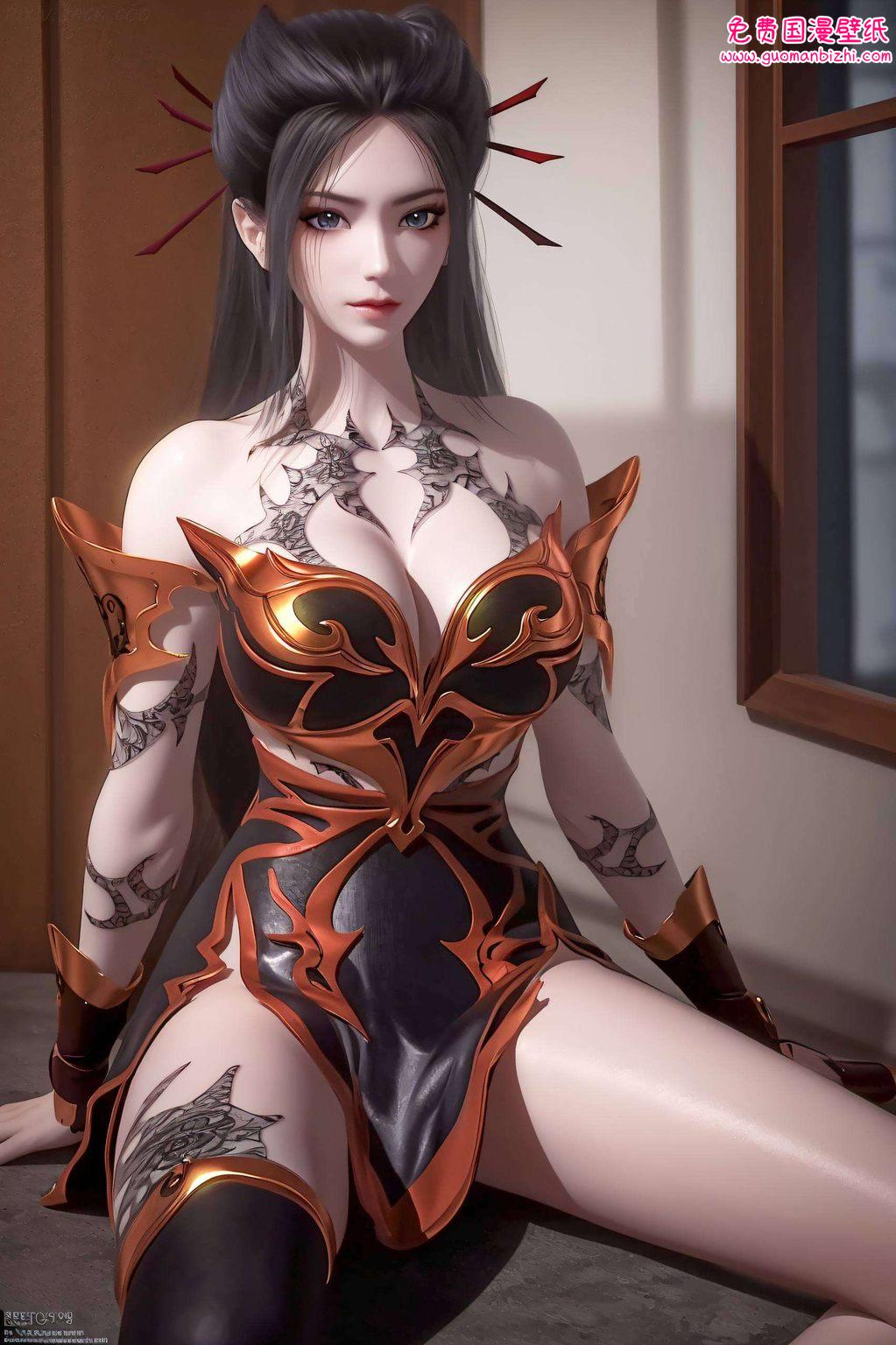 一身红衣如火每一次凝视