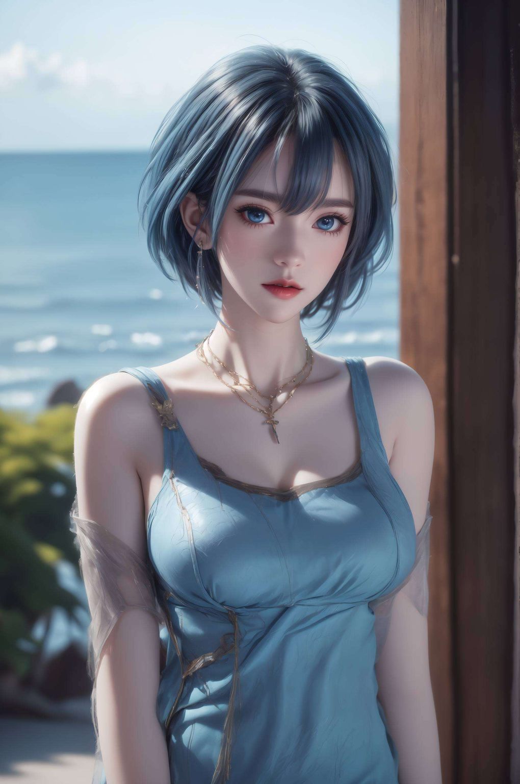动漫女神们的倩影让人沉醉在这平板墙纸的绚烂世界