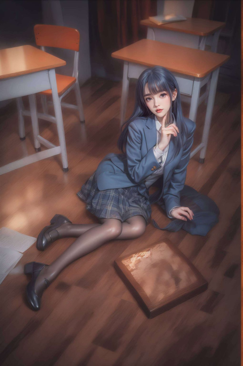 她的美丽仿佛一瞥便能吞噬星空