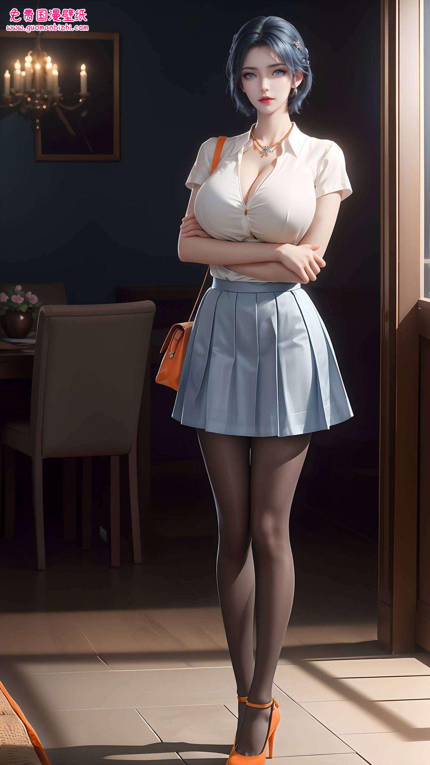 只见她眼神犀利如今身着紫衣