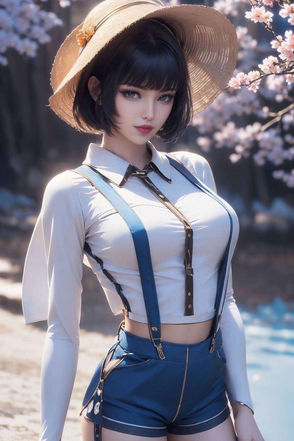 高清画质下的姬青无论是星空背景下的深邃眼神