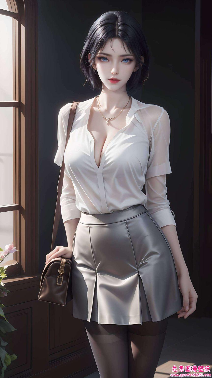 今天给大家带来一款融合了国漫之美与玄幻仙气的姬青壁纸！这位女神出自吞噬星空嘿