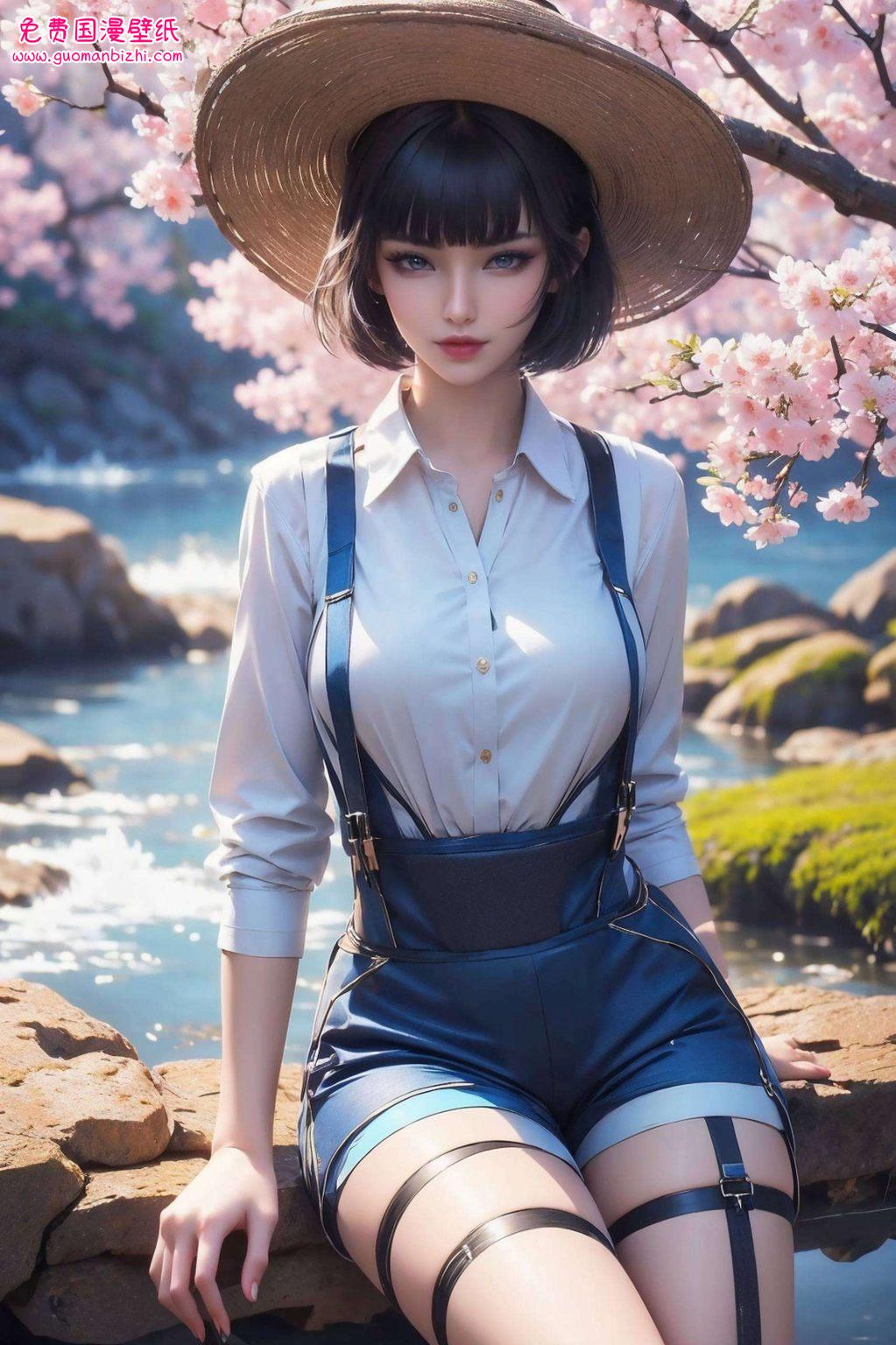 在这壁纸的每一寸空间以她的美丽和力量