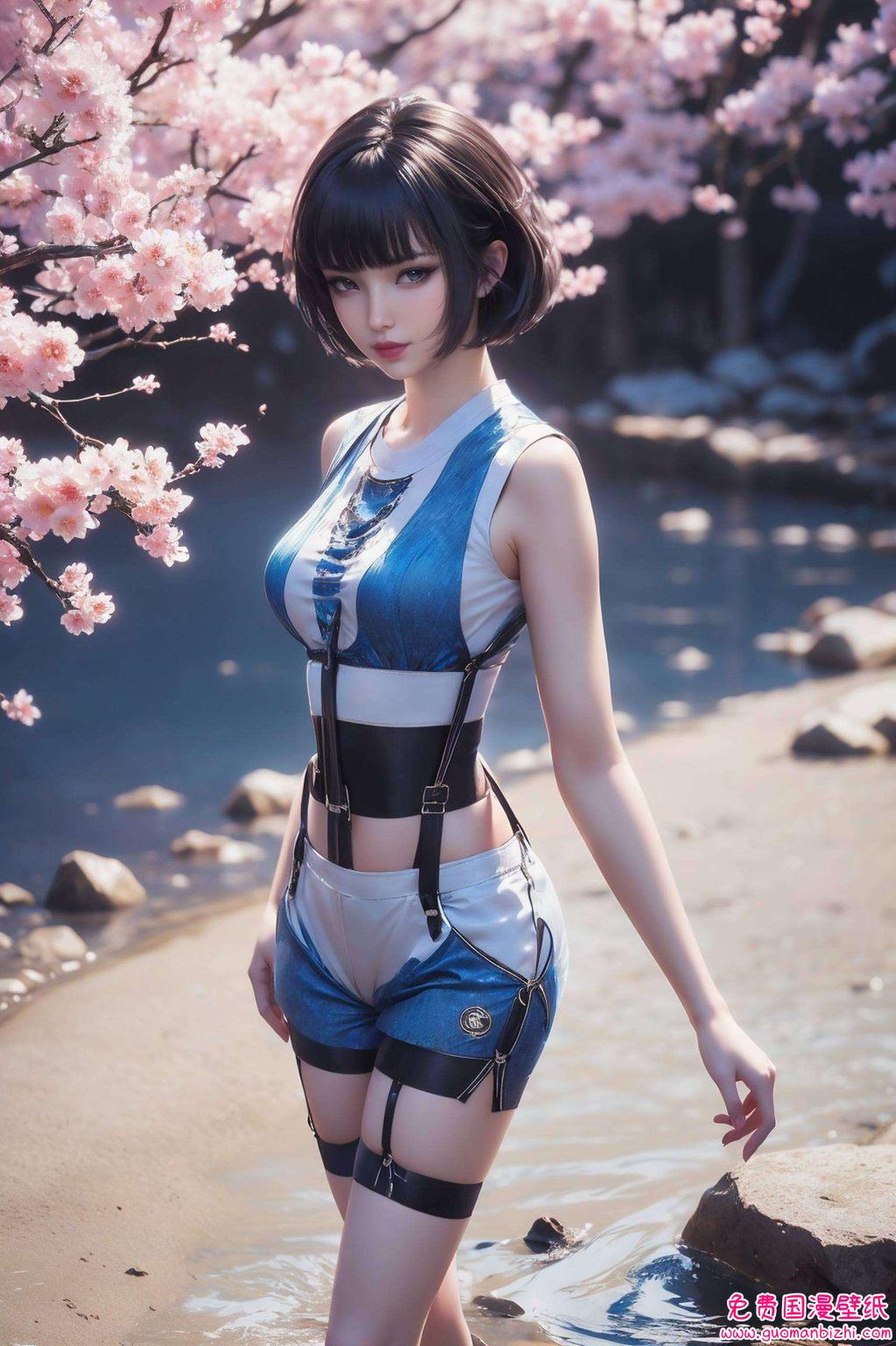 快来感受这份国漫女神的清凉魅力如同星空般璀璨