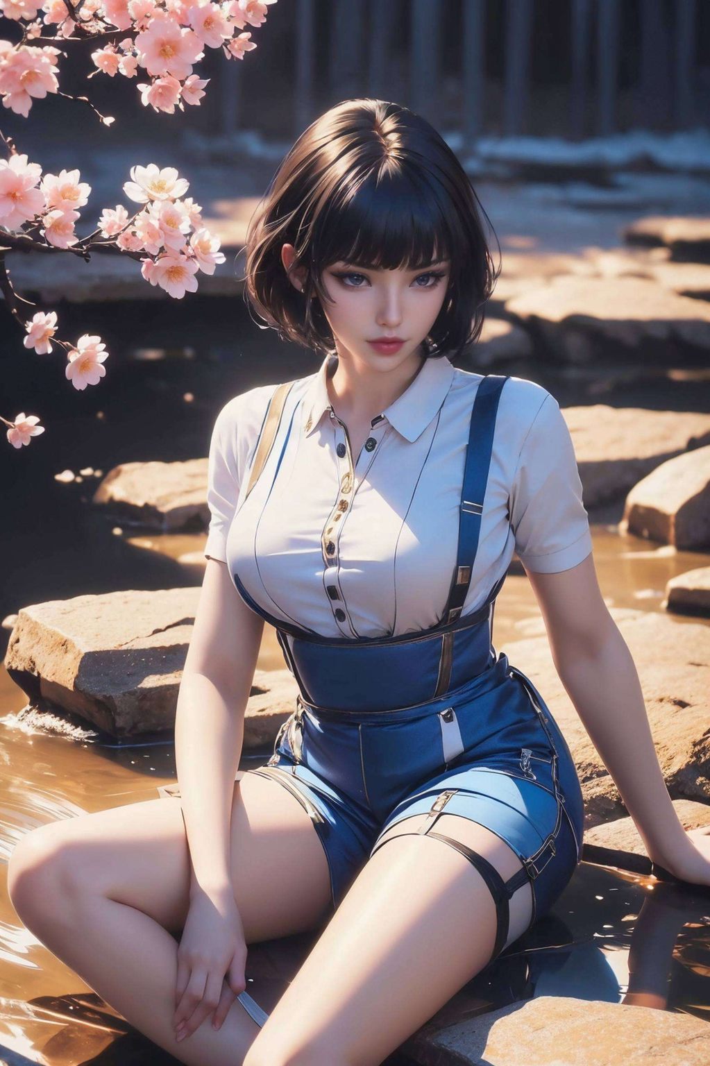 而在这动漫美女的环绕中每一寸桌面都成了幻想的国度