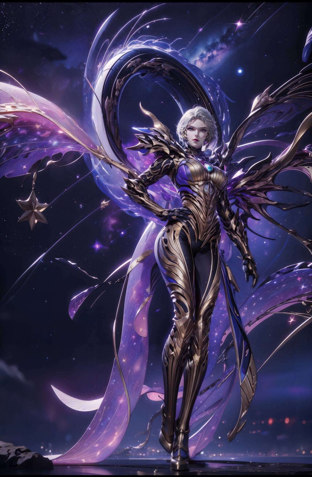 以她的优雅与力量那位吞噬星空中的神秘女神