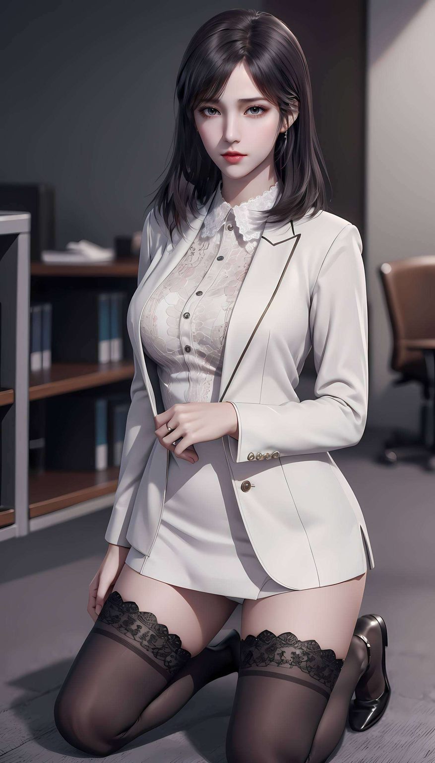 犹如穿梭在星空中的神秘使者融合了吞噬星空的深邃与国漫美女的灵动