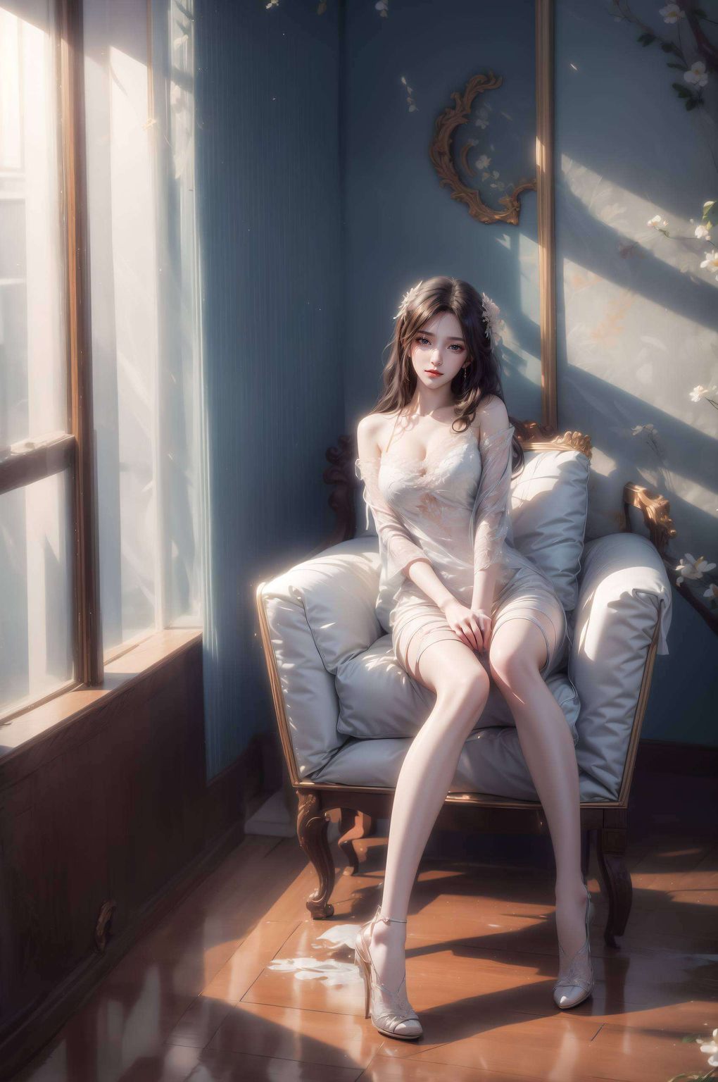 她那黄裙翩翩的形象成为了无数粉丝心中的女神