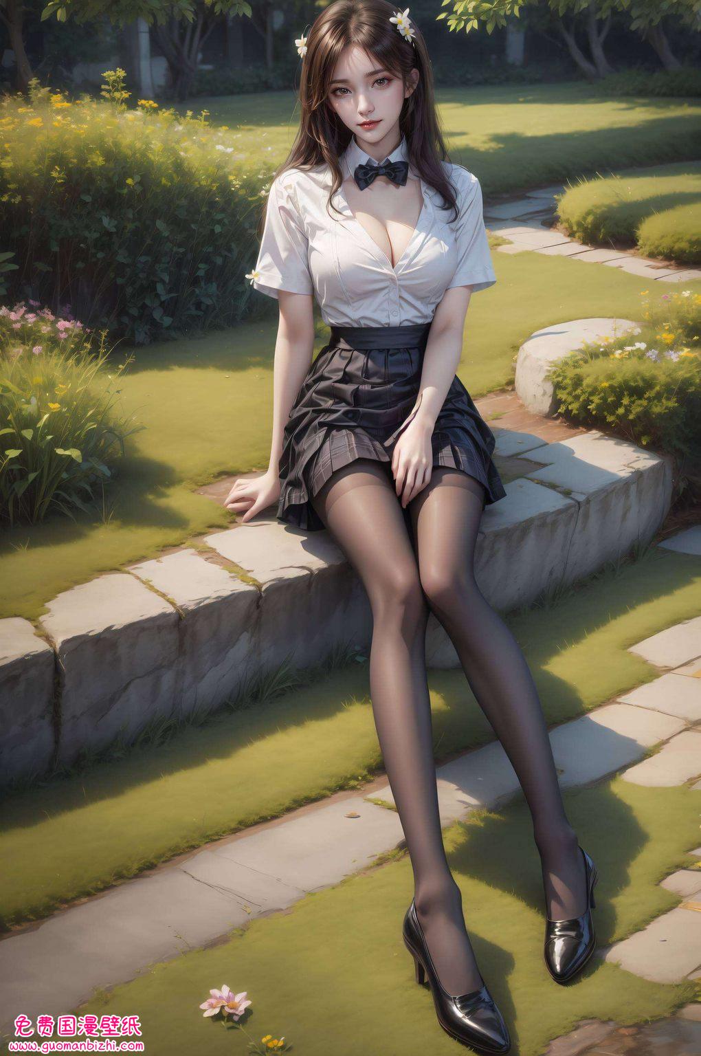 这款1920x1080的IPAD壁纸将动漫女神的灵动与玄幻世界的奇幻完美结合
