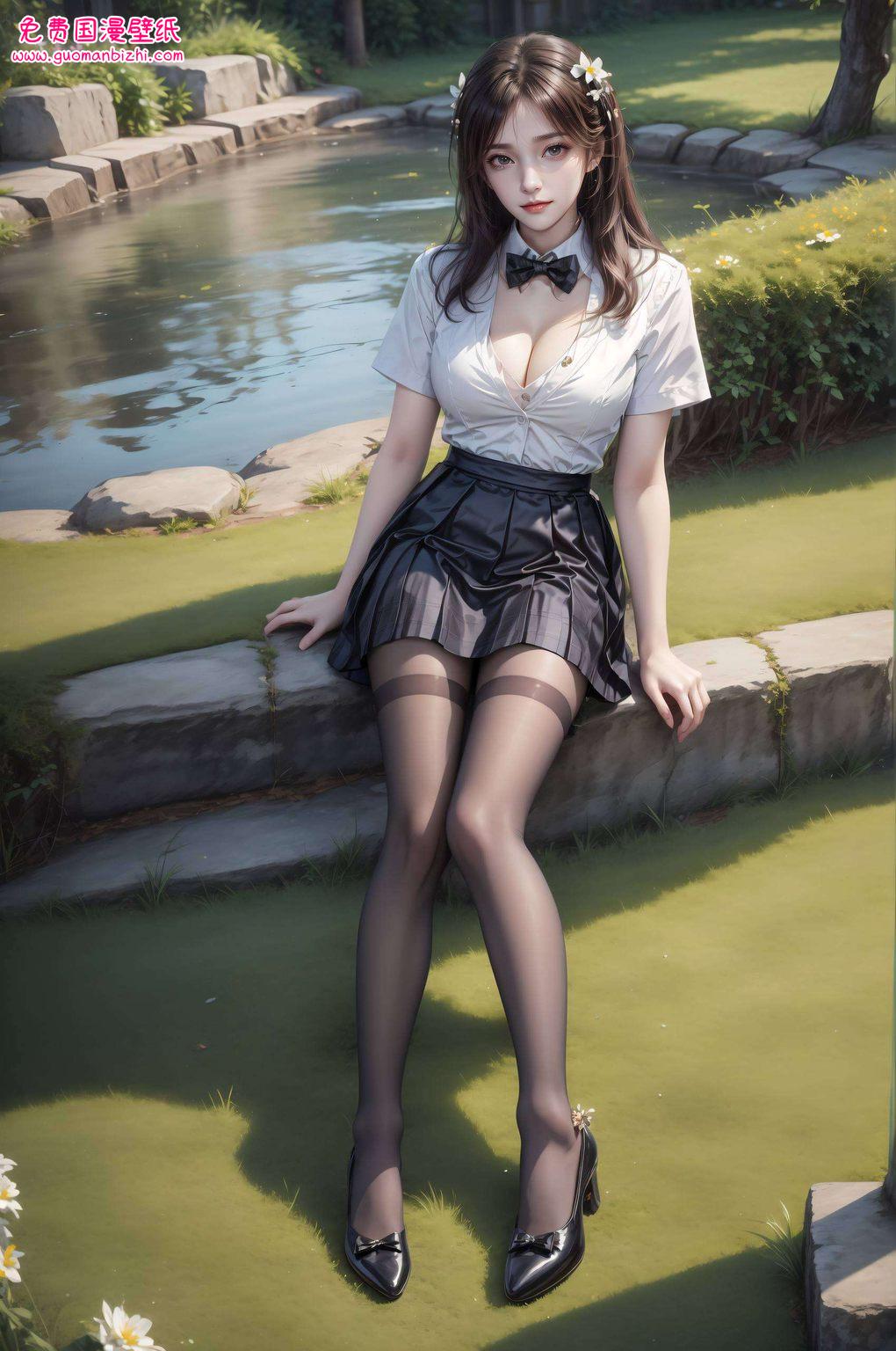 如同粉色樱花绽放于春日枝头融合了国漫女神的韵味与动漫美女的灵动