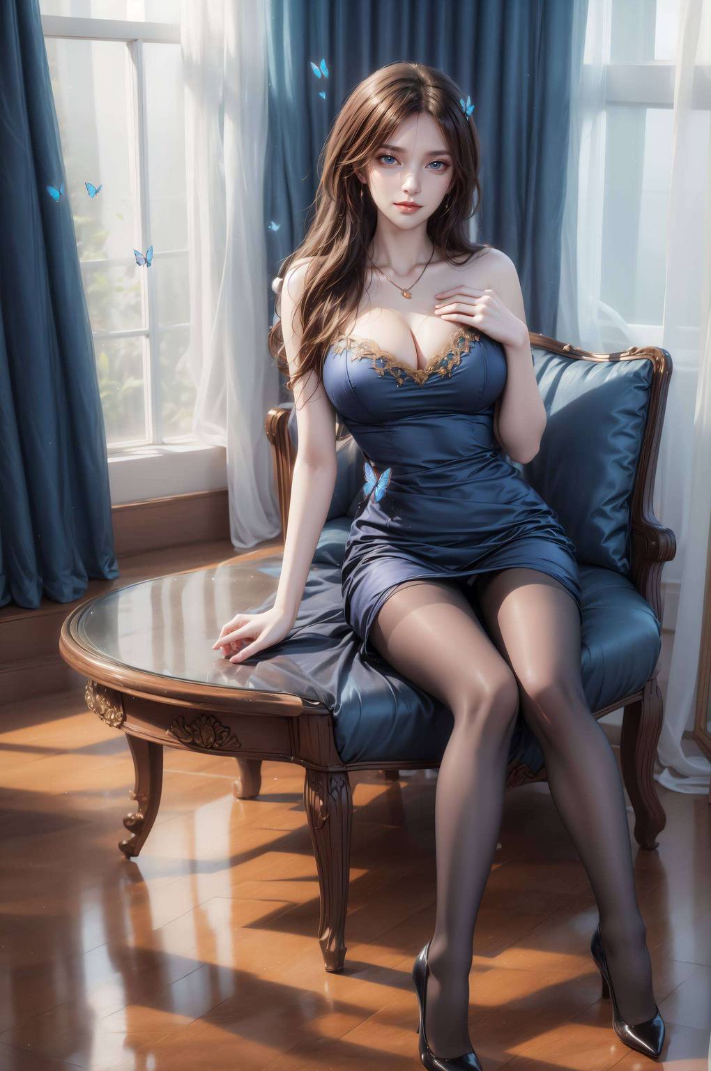 各位小可爱们这款壁纸融合了国漫女神和国漫美女的元素