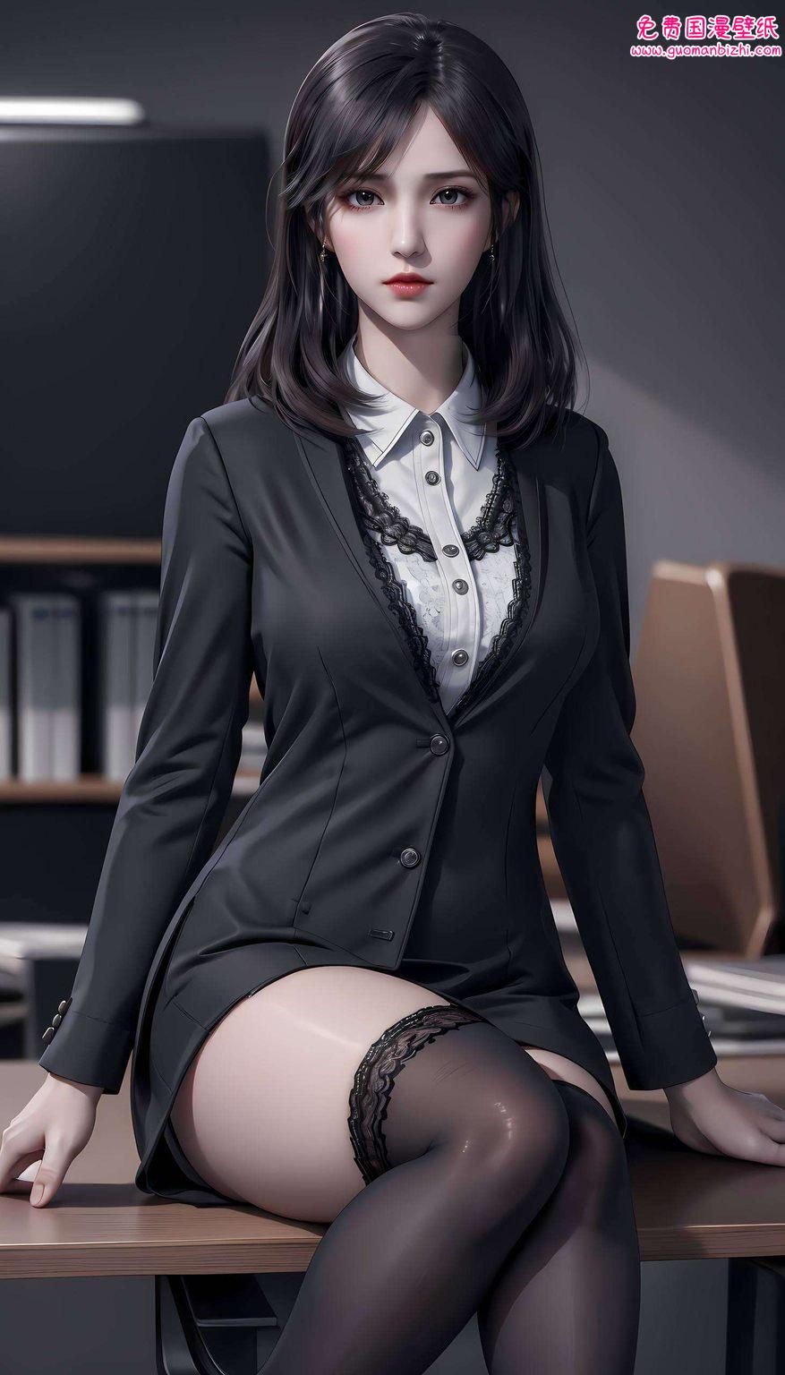 漫步在紫色的壁纸世界中国漫女神的每一次凝视