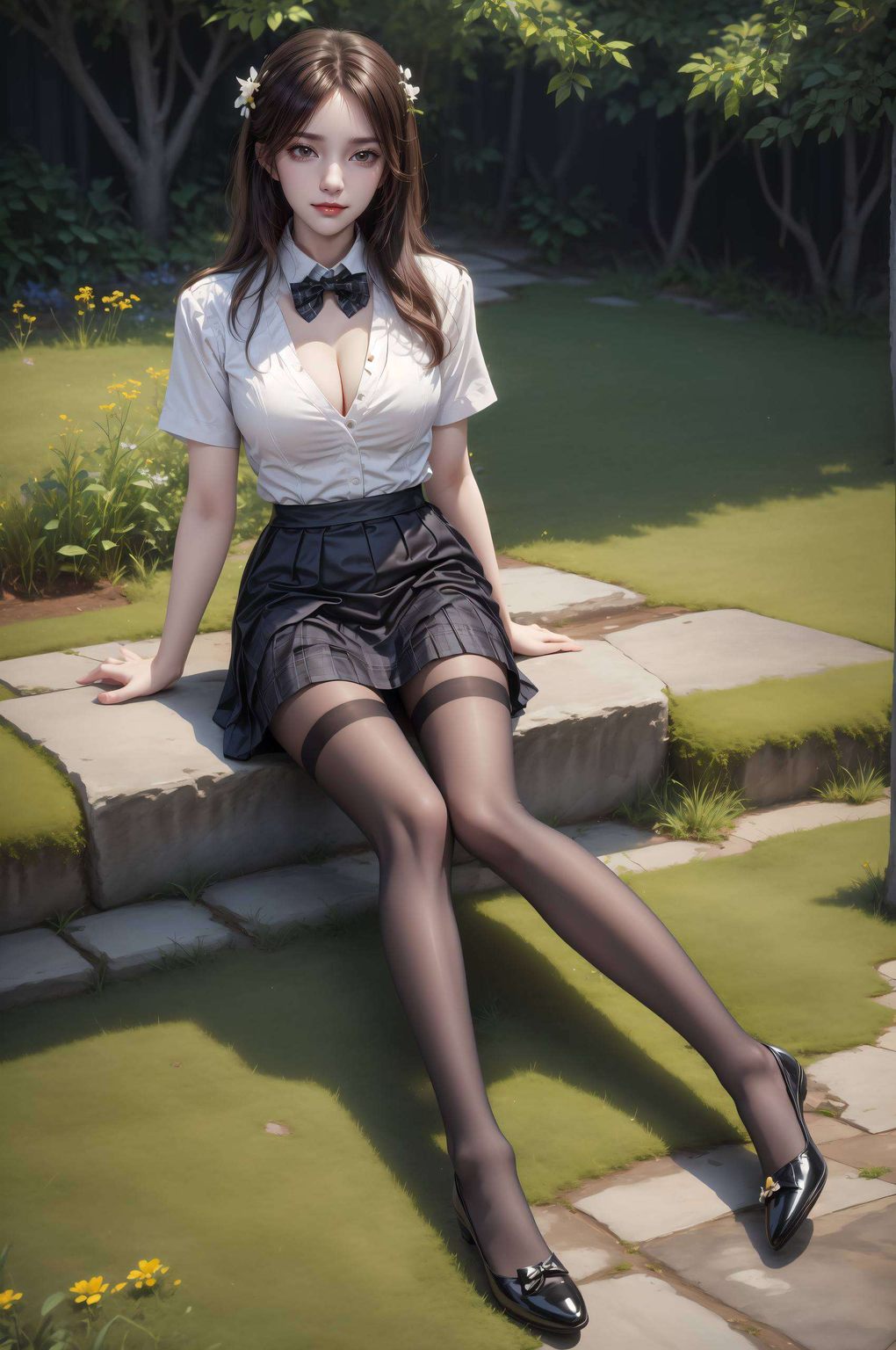 她的每一个眼神与美丽的小舞共舞