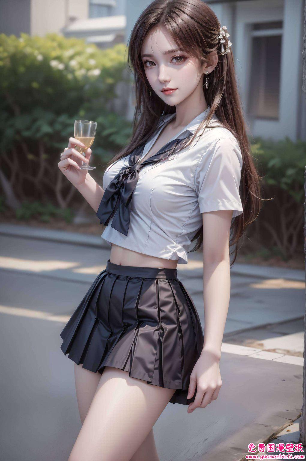 动漫美女笑靥娇一图尽显千般娇