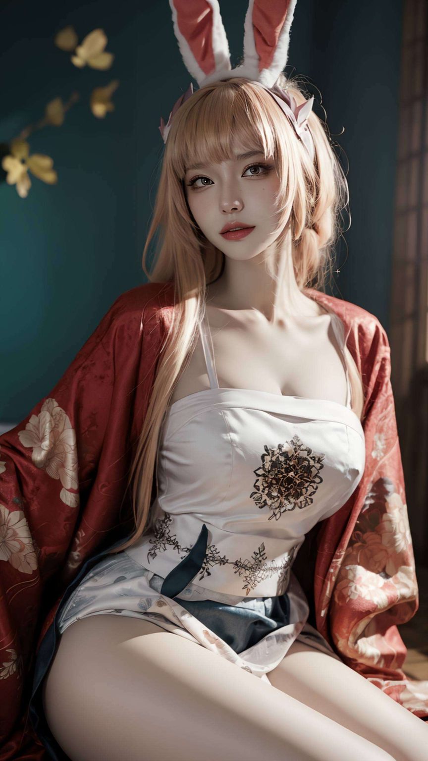 在平板壁纸间静静绽放映衬着她娇美的容颜