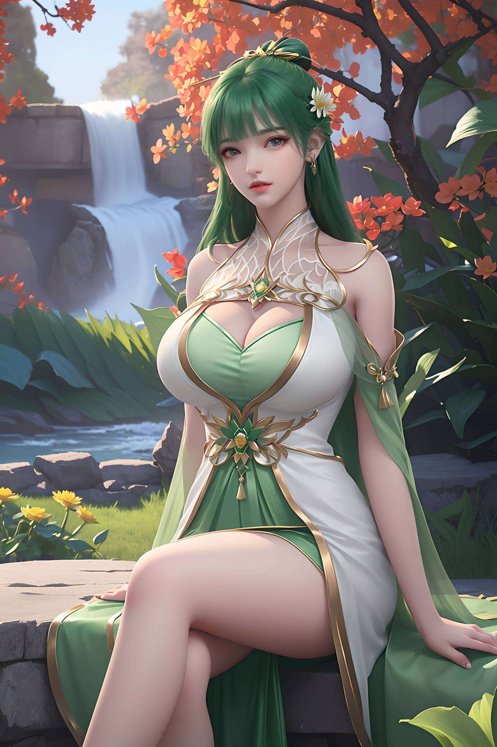 别以为她只是个花瓶简直能让你的ipad桌面变成玄幻仙境！这位国漫女神