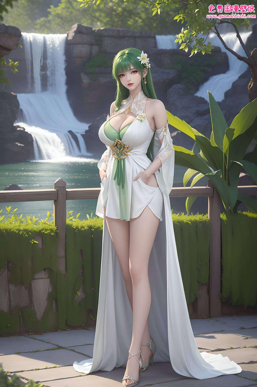 每一帧都是对国漫美女的极致诠释水墨芙蕖壁纸高清呈现