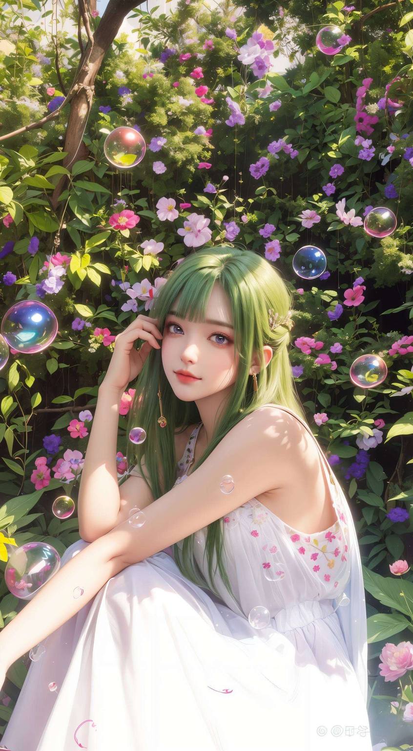 在苹果的炫彩壁纸世界里AI的巧思将国漫之美浓缩成一幅幅极简的艺术