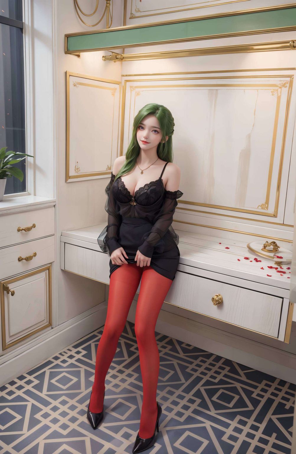 每当看到她在这繁华的世界里