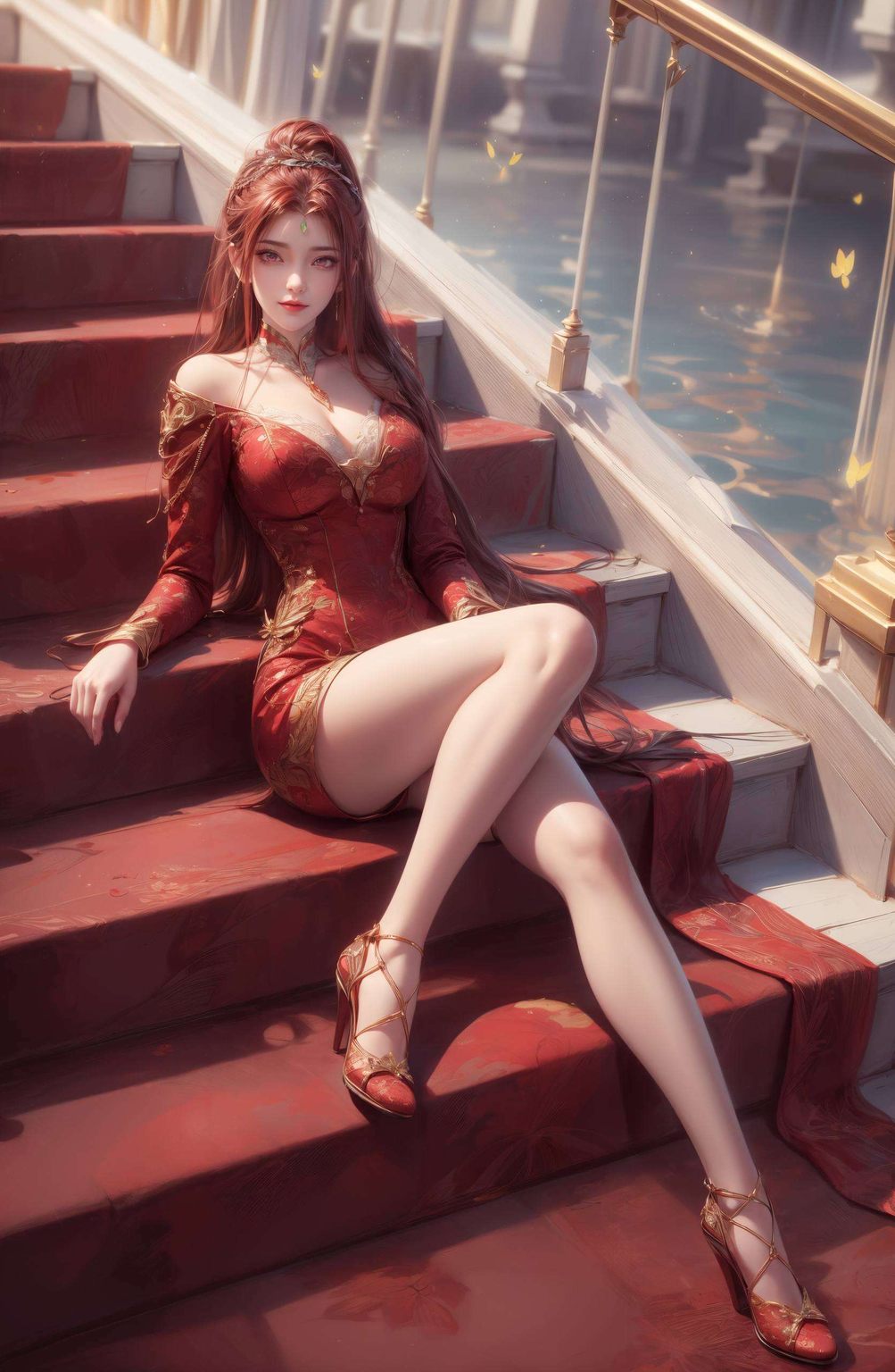 都彰显着那份高贵与神秘融合了动漫女神的灵动与国漫美女的韵味