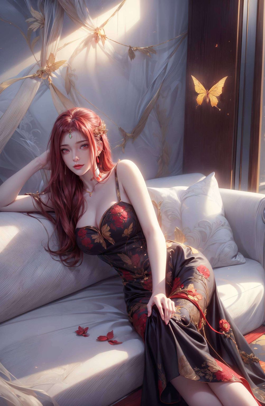 洒在她的身上她的眼眸中藏着星辰大海