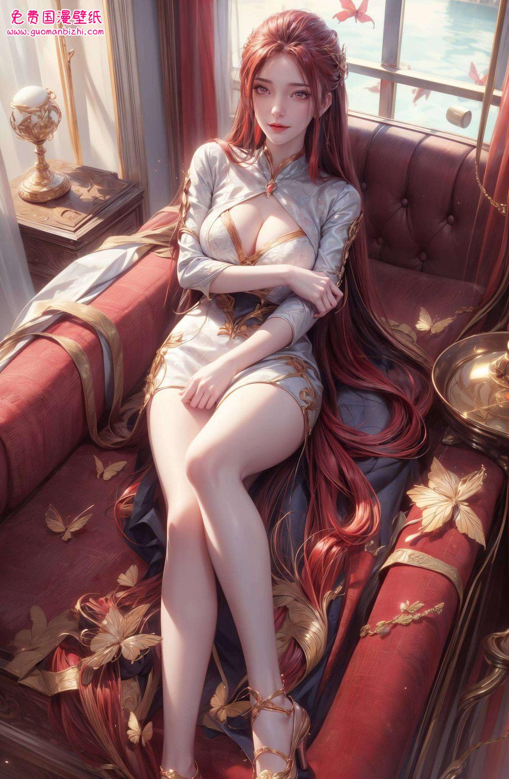 各位小可爱们！🎉 来看看这位国漫界的绝世美女——红凰吧！🦅 她可是来自《完美世界》的超高清壁纸女神哦！红凰不仅美得让人心动还带着一丝小调皮