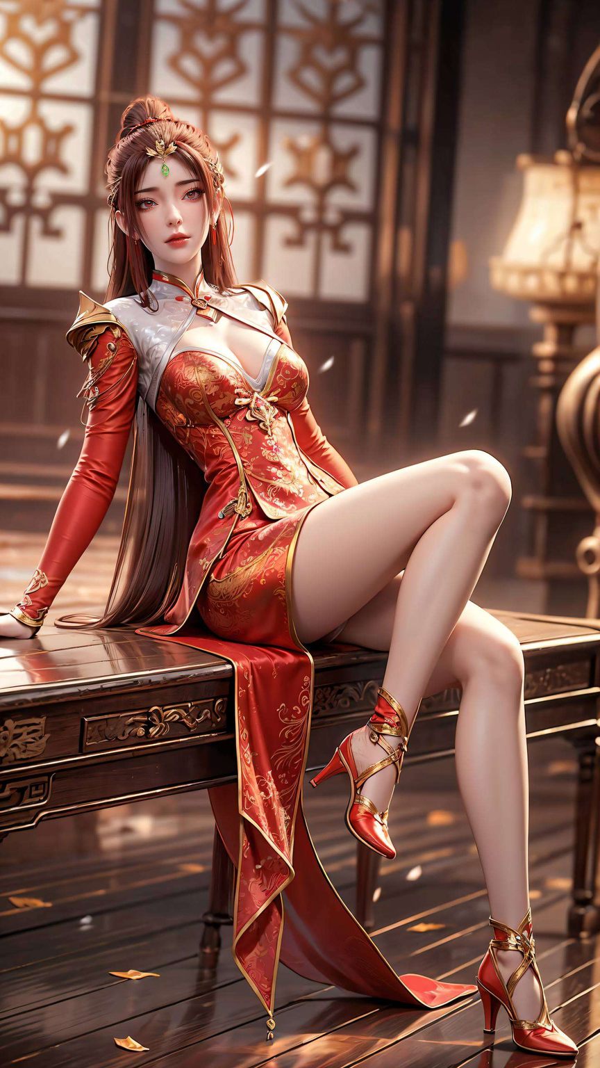 都能感受到她华美的羽翼拂过心间这幅红凰横屏超清壁纸