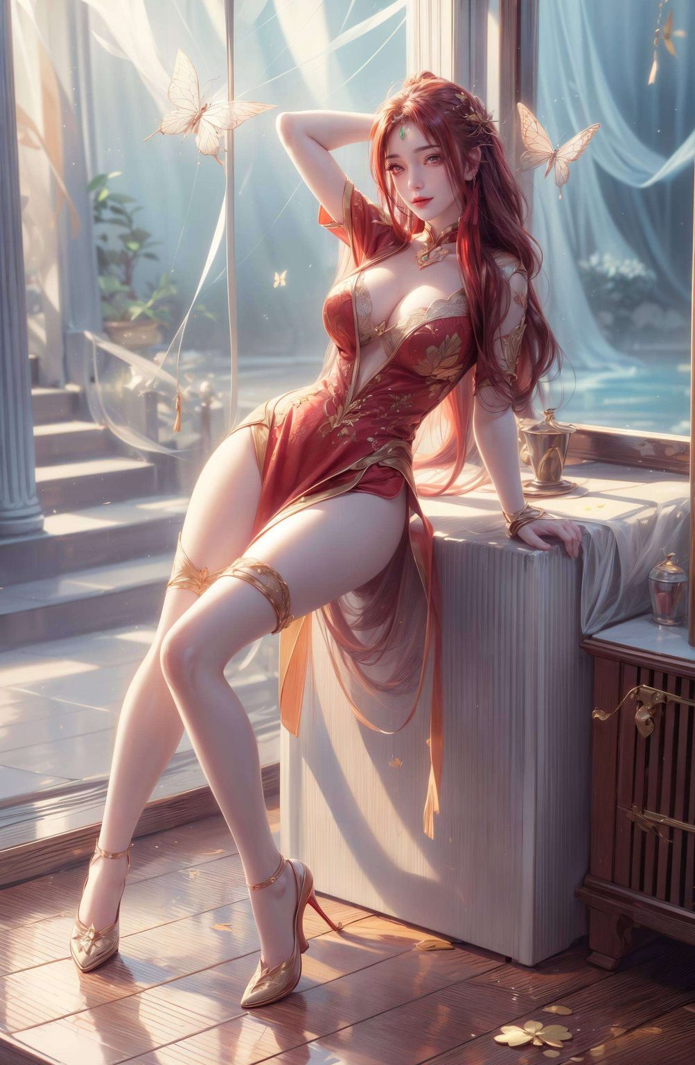 又诠释了玄幻世界的美妙红凰展翅