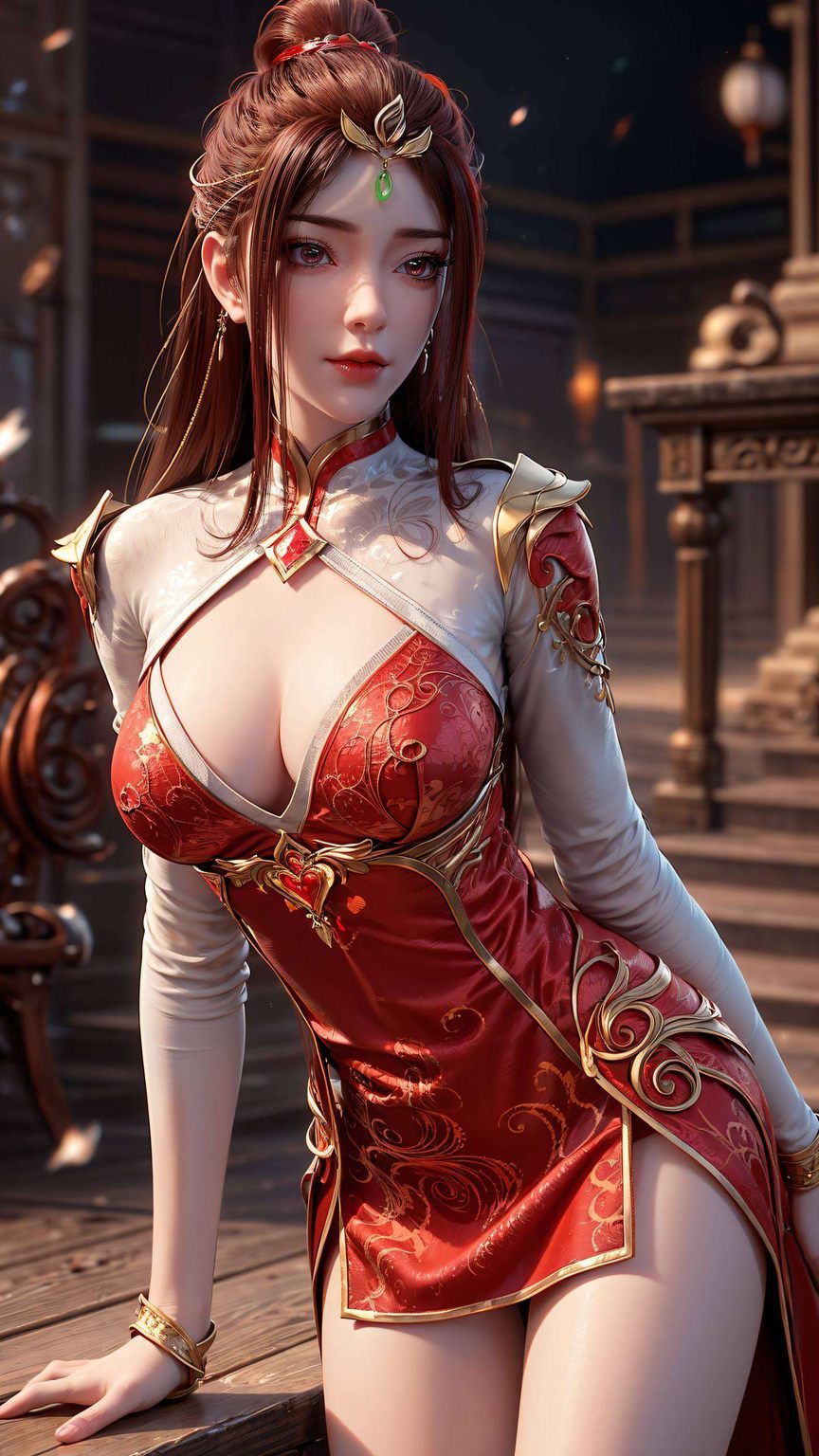 红凰婚纱她既是《完美世界》中的神秘女神