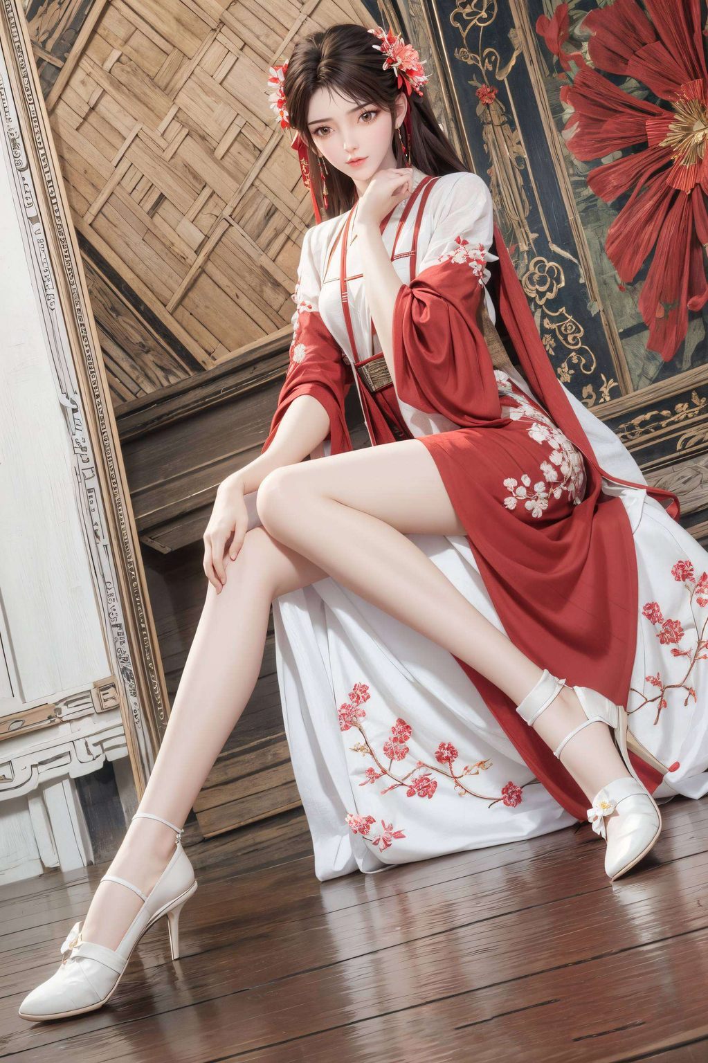 高清壁纸中她的每一次眨眼