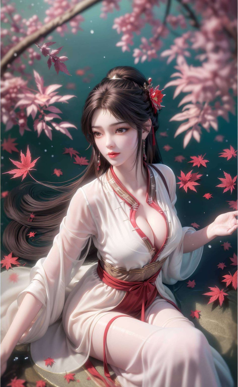 让人仿佛置身于梦幻般的动漫仙境更融入了玄幻元素的神秘魅力