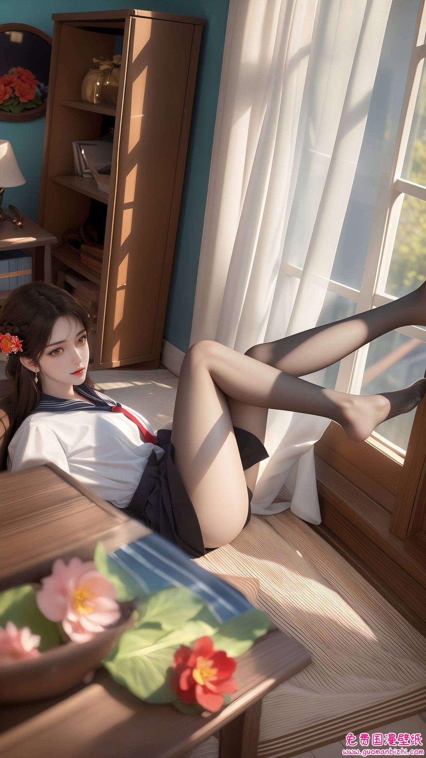 形象更是让人一见倾心看看这位国漫美女如何让你的手机/电脑屏幕熠熠生辉!