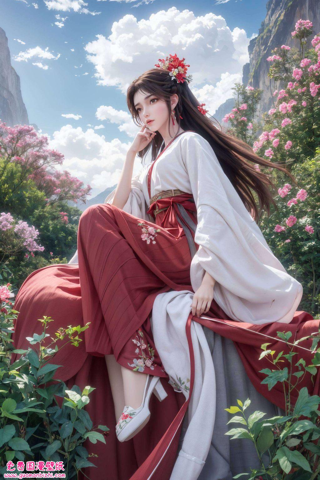 国漫女神的倩影火灵儿的美艳动人