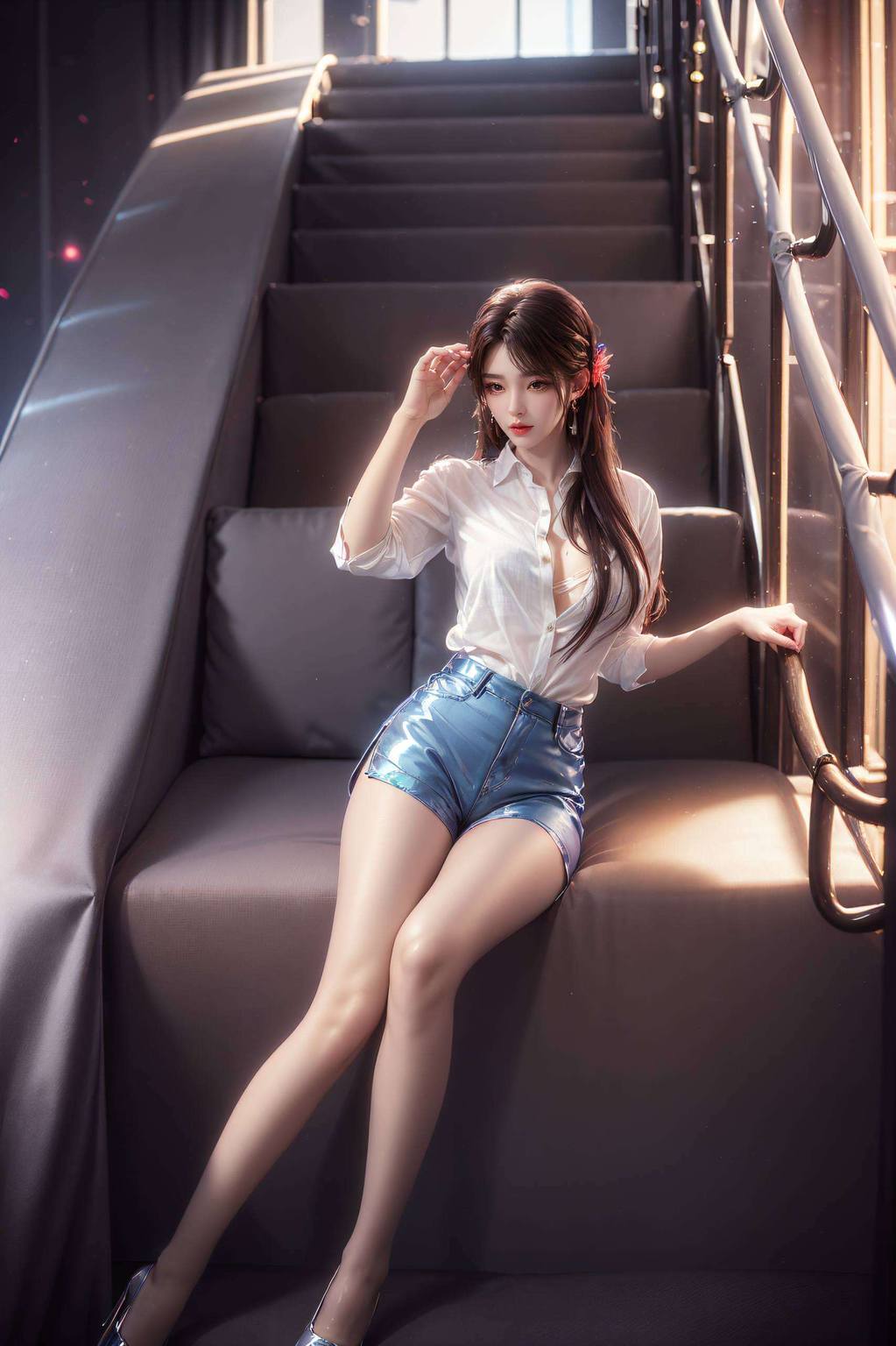 嘿仿佛从完美世界中走出来的一般