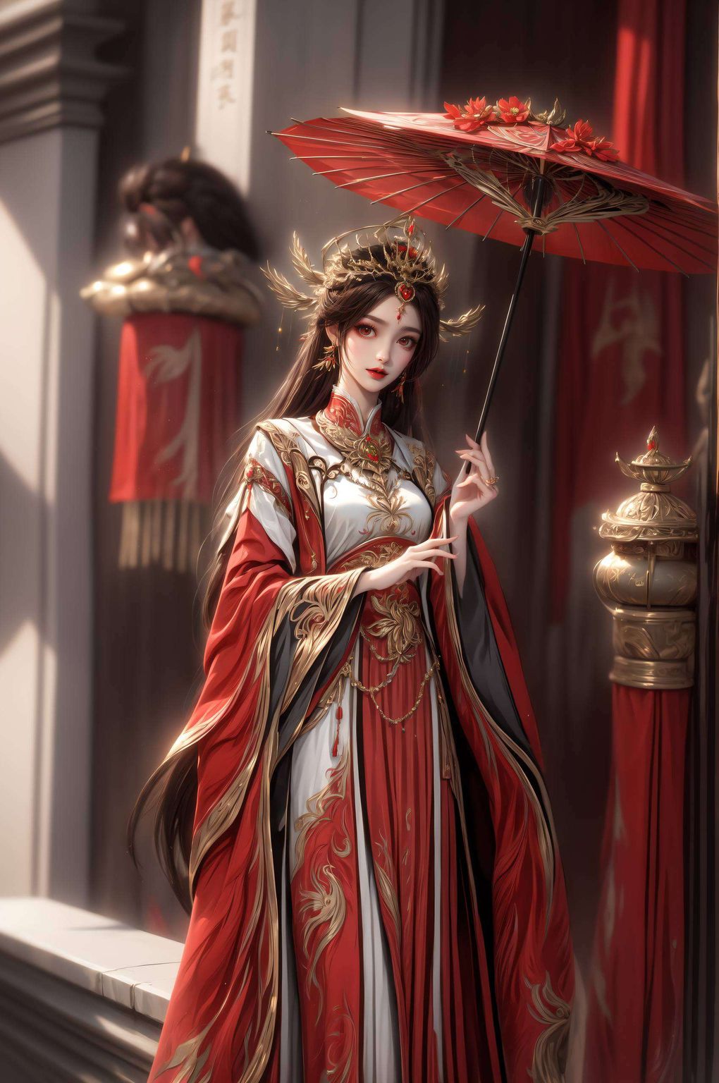 这款高清壁纸将火灵儿的灵动神态与国漫之美完美融合