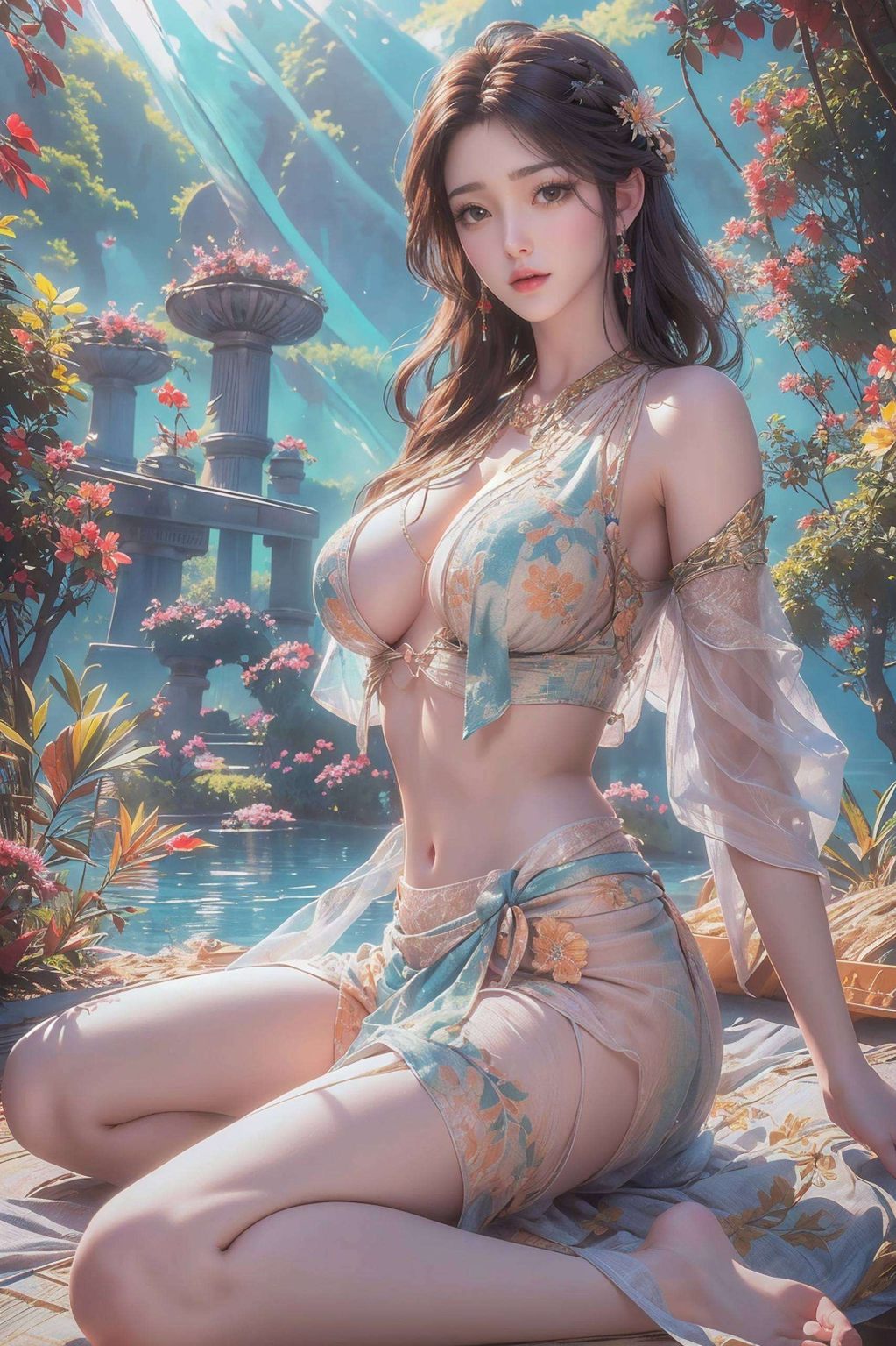 犹如壁画中走出的仙子这位国漫界的灵动女神