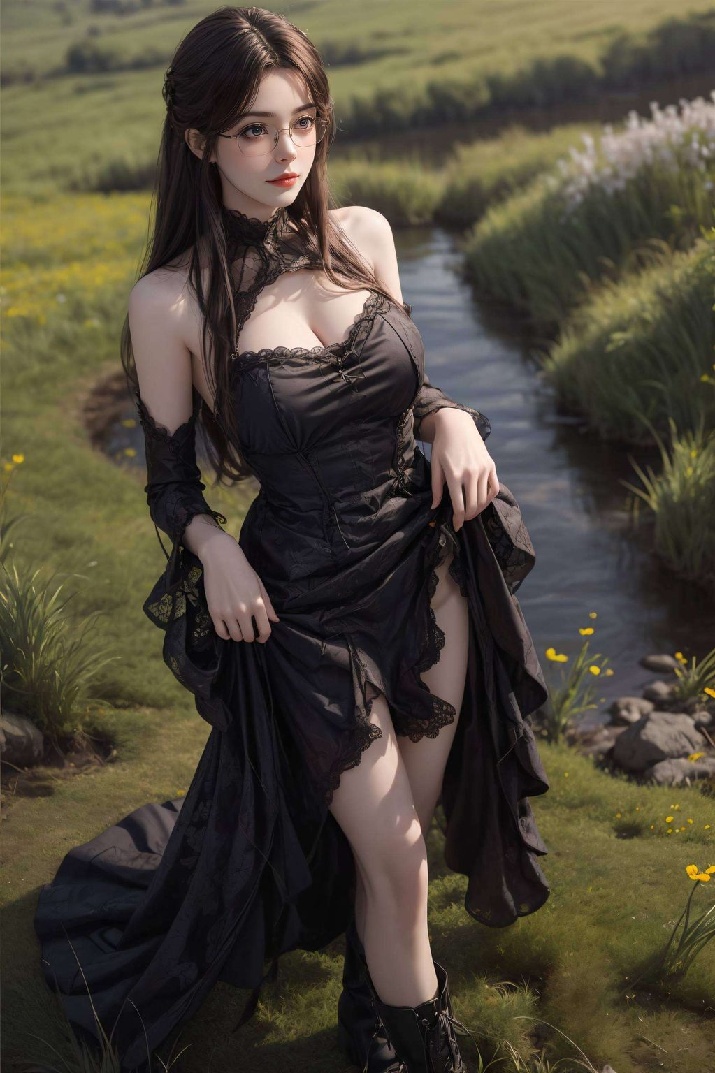 这位国漫美女犹如玄幻世界里的精灵那可是完美世界里的国漫女神一枚!想象一下