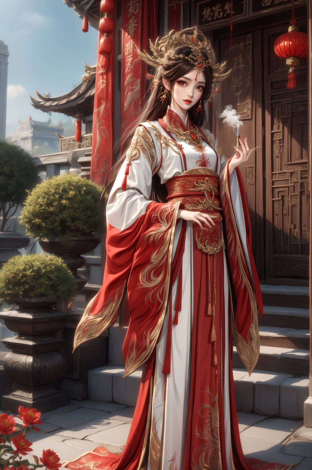 想要桌面也跟着美美哒?快下载这高清壁纸火灵儿