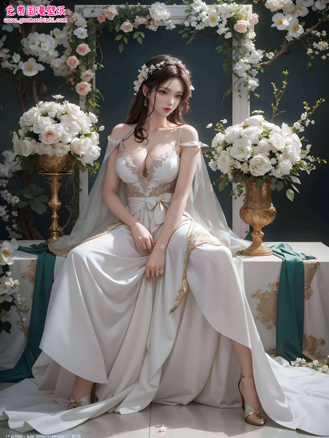 就像是动漫界的女神美得冒泡