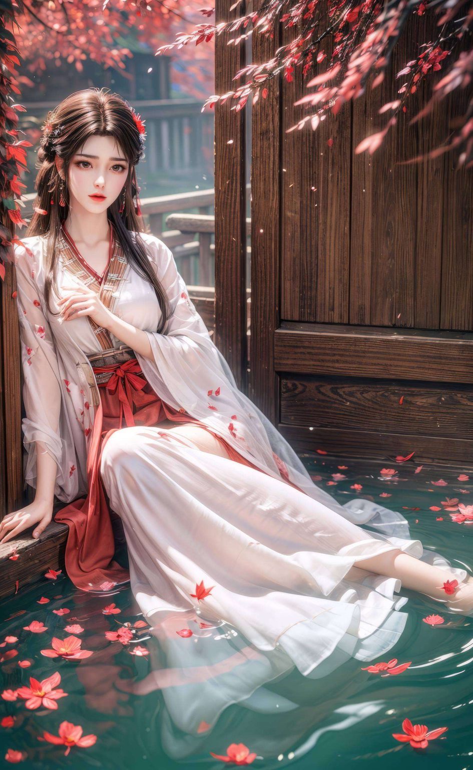 简直就像是完美世界里跳脱出来的国漫女神今儿个给您介绍一款绝美的R18火灵儿壁纸