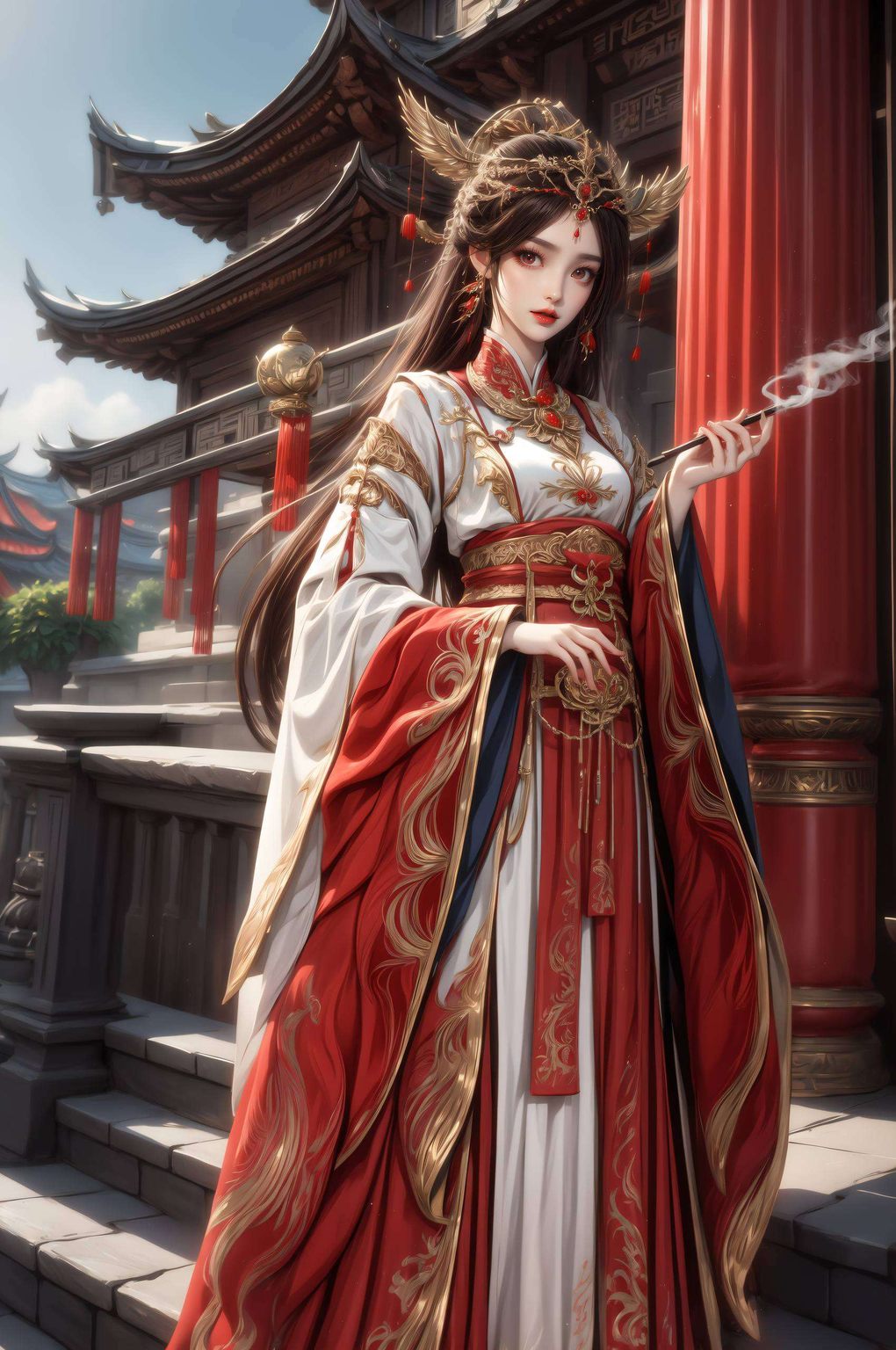 国漫美女的灵动与可爱就这样静静地诉说着属于她的故事