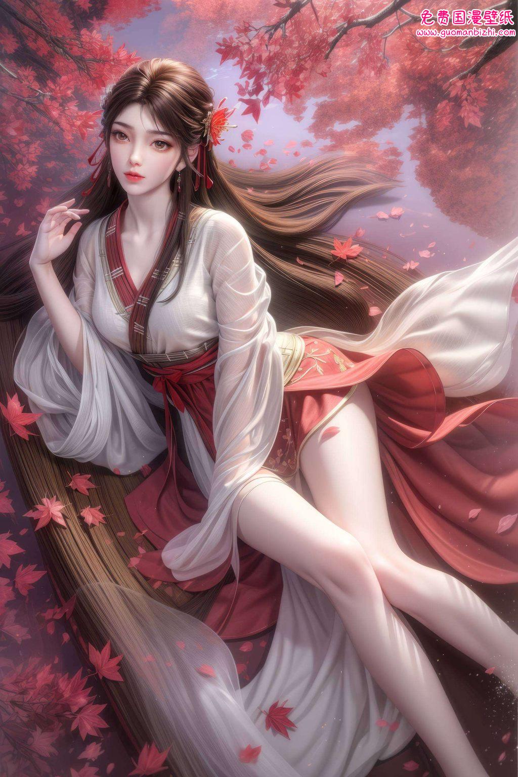 保证让你的手机瞬间变身艺术品它可是融合了国漫美女的灵动与动漫女神的神秘