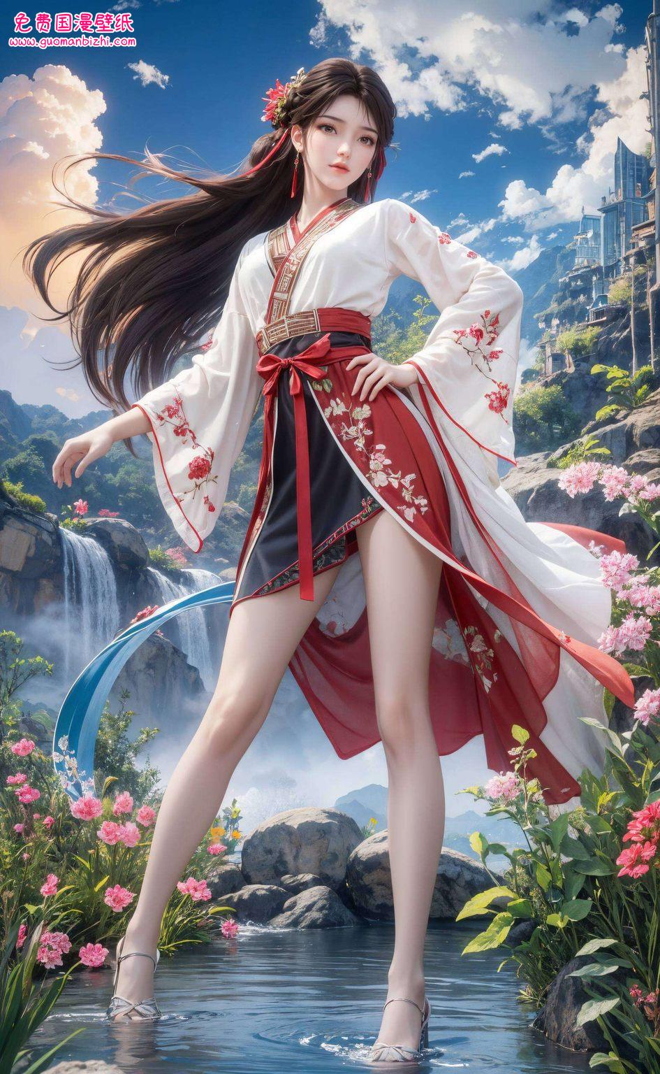 让这位国漫女神的美丽我将为你带来一组高清的火灵儿壁纸