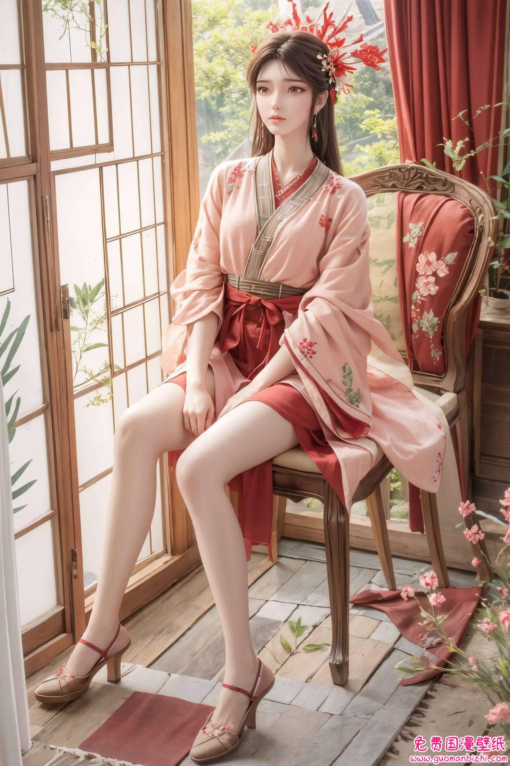 那抹火红的灵气便悄然流淌跃然于苹果手机的高清壁纸之上