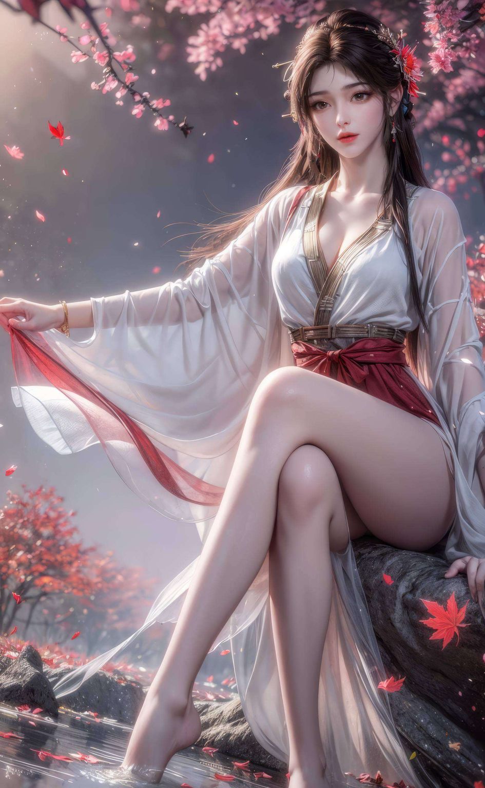 美得让人心花怒放！你说她是不是美得让人忍不住想戳一戳？这就是我们国漫女神火灵儿的魅力所在