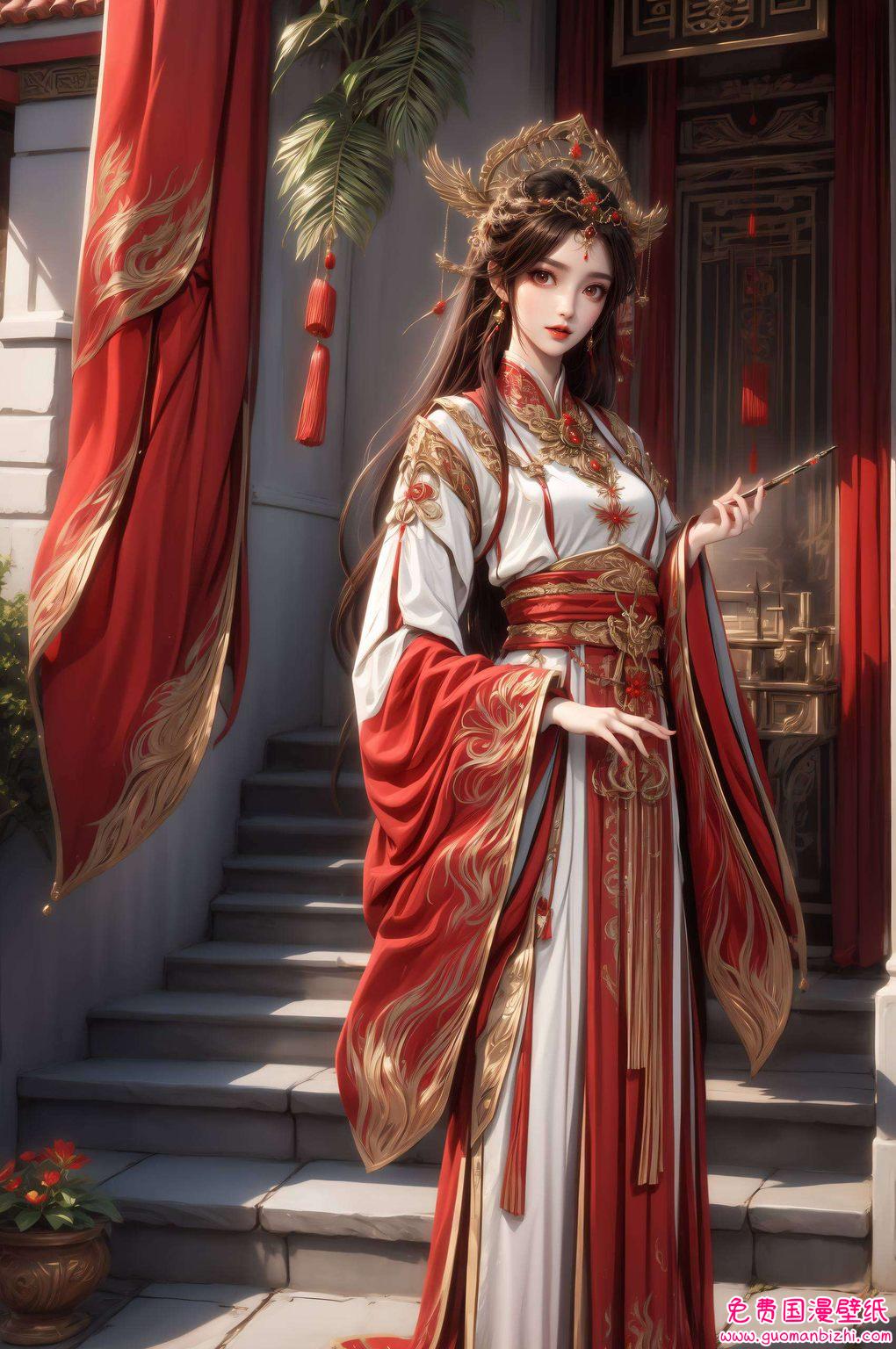 她的每一次眨眼在寻找那抹动漫的灵动色彩吗?火灵儿壁纸