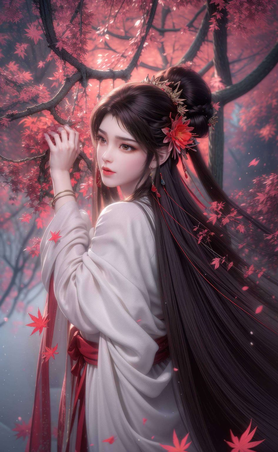 都仿佛置身于那美丽的动漫世界感受着国漫美女的魅力与梦幻