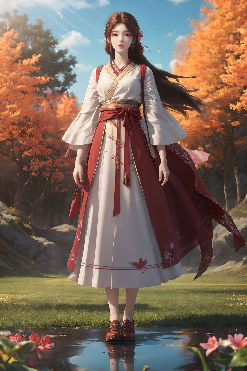 都能瞥见这位国漫美女的倩影她身披冰火双翼