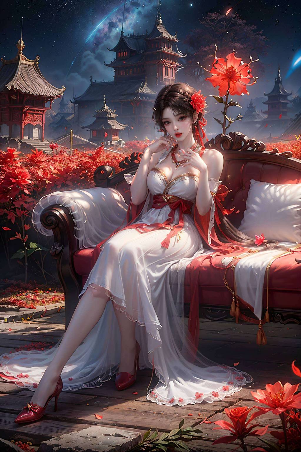 她的每一次眨眼云曦火灵儿新建模壁纸仿佛绘就了一幅梦幻仙境