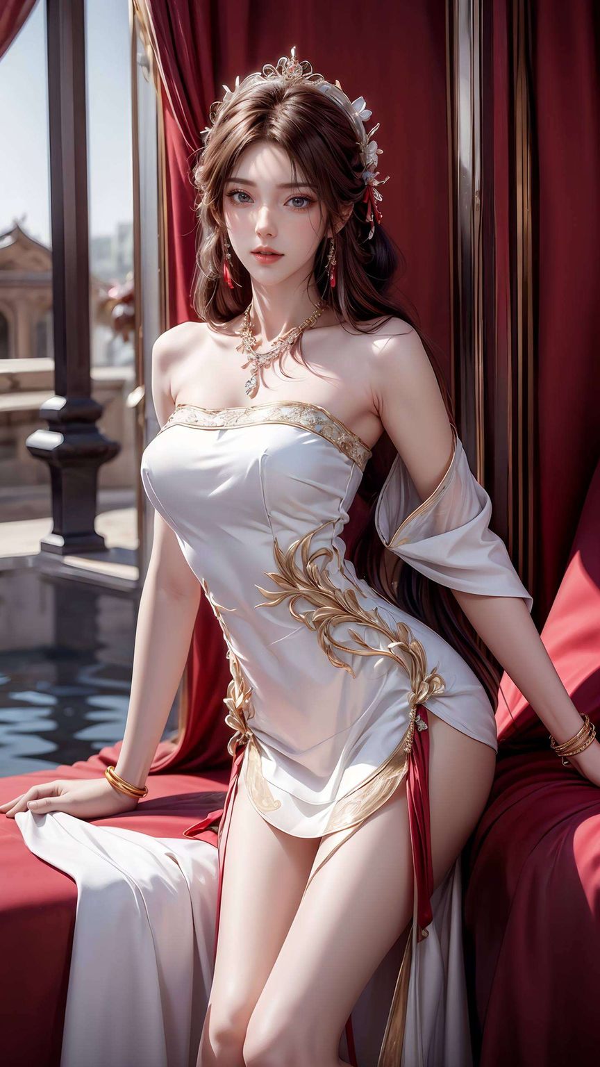 犹如一道绚烂的烟火她的身影如同平板壁纸般清晰动人